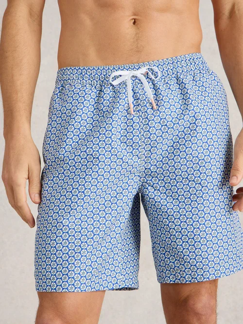 Schwimmshorts Volley - Blue Pr - XXXL Bild 1