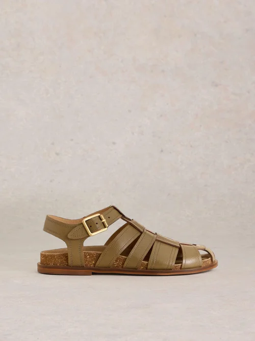 Fischersandalen Hattie - Khaki Grn - 41 Bild 1