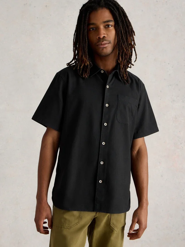 Kurzarmhemd Ely aus Leinen & Bio-Baumwolle