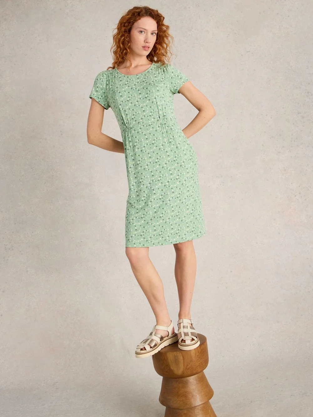 Jerseykleid Tallie - Mid Green - 46/R Bild 1