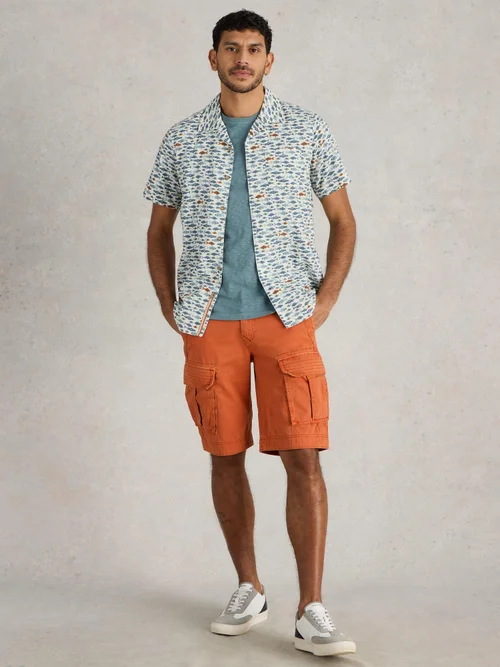 Halsall Cargoshorts aus Bio-Baumwolle - Mid Orange - 38/R Bild 2