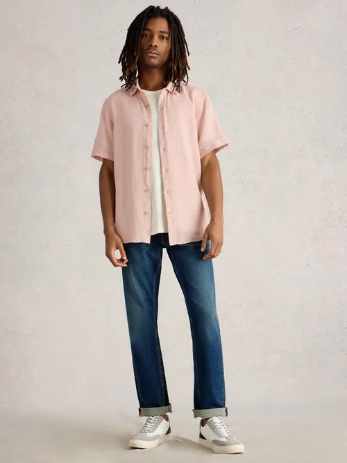 Leinenhemd Keswick Kurzarm - Lgt Pink - XXL Bild 2