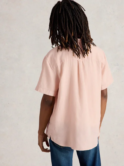 Leinenhemd Keswick Kurzarm - Lgt Pink - XXL Bild 4