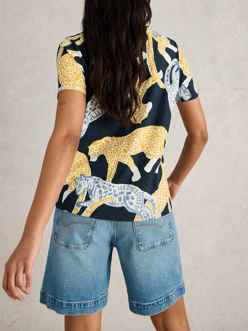 T-Shirt Abbie - Navy Pr - 52 Bild 4