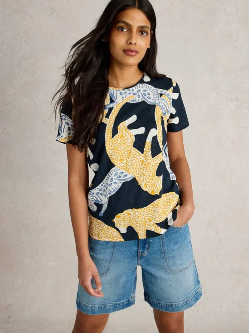 T-Shirt Abbie - Navy Pr - 46 Bild 3