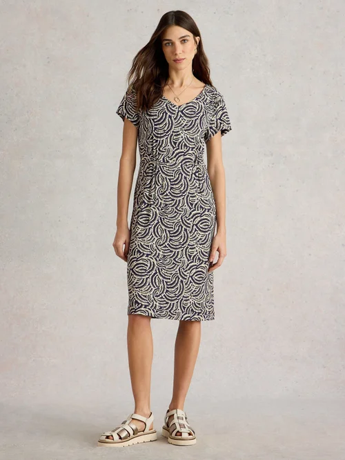 Jerseykleid Tallie - Navy Pr - 52/R Bild 2