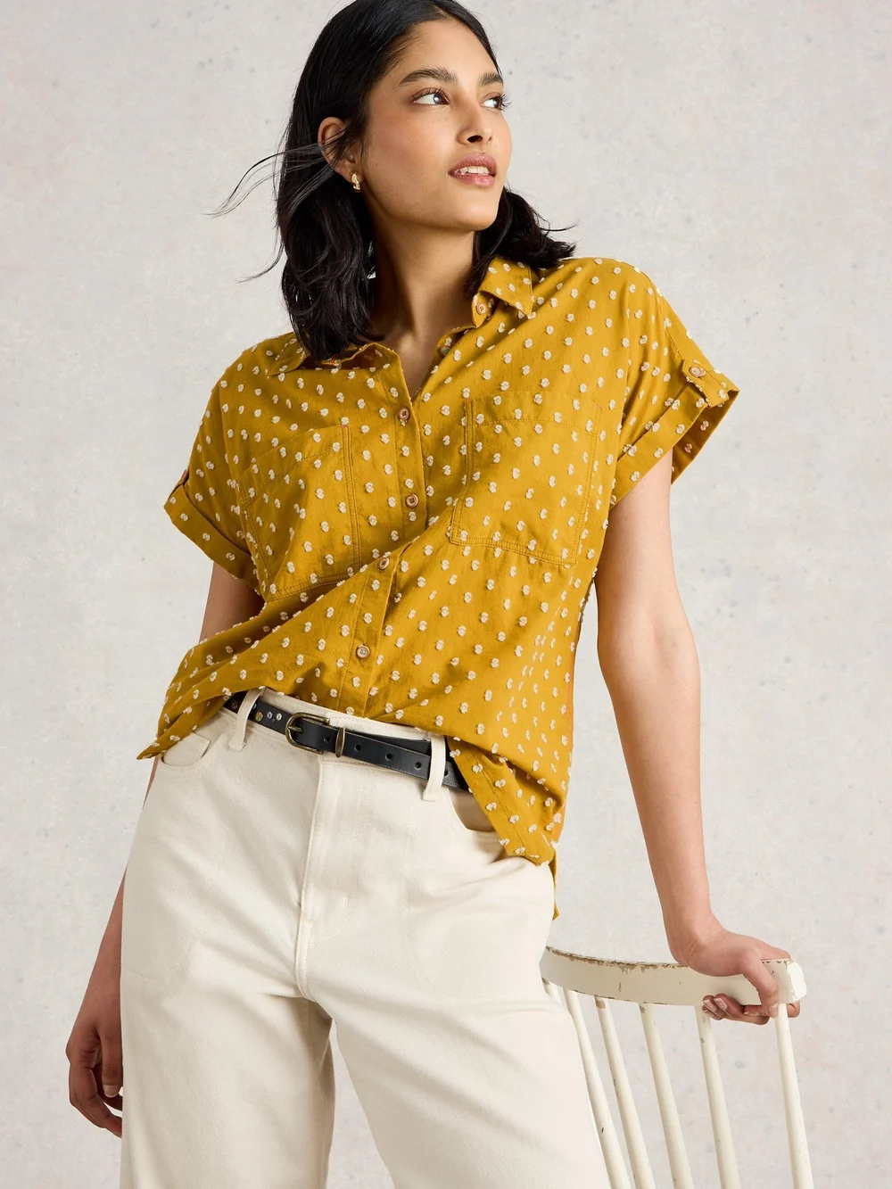 Bluse Ellie aus Bio-Baumwolle - Mid Chart - 42 Bild 1