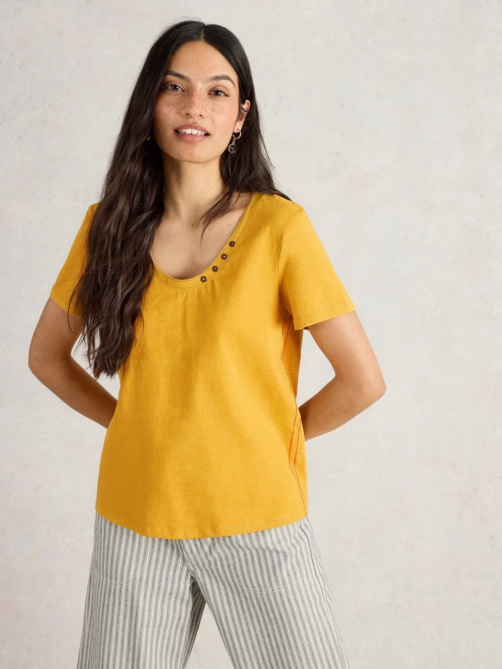 T-Shirt Nadia - Mid Yellow - 52 Bild 1