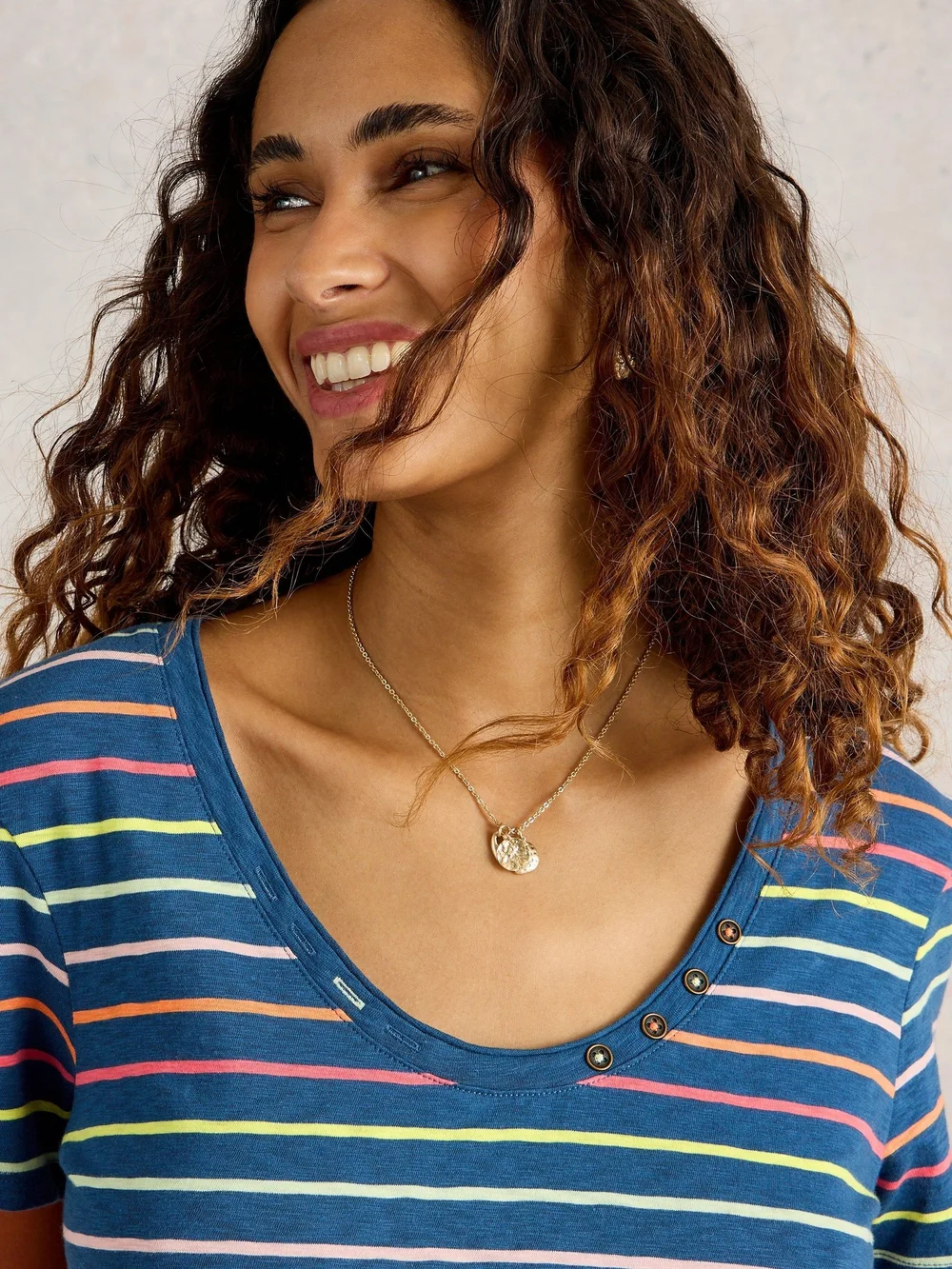 T-Shirt Nadia - Navy Multi - 50 Bild 1