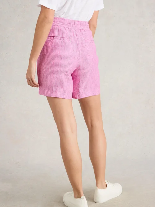 Leinen-Shorts Belle - Pink Mlt - 52 Bild 4