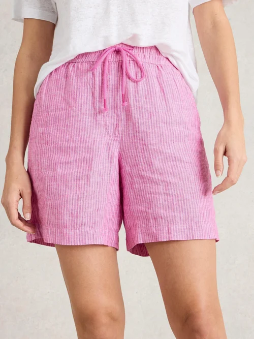 Leinen-Shorts Belle - Pink Mlt - 46 Bild 3