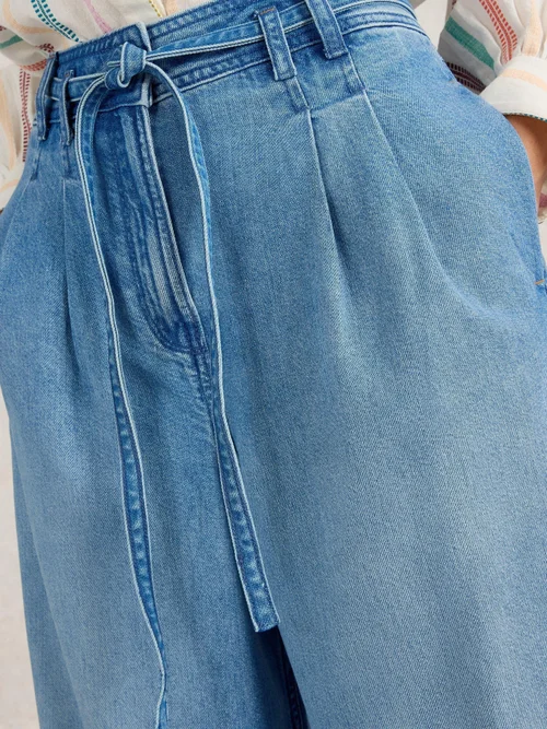 Jeans Sasha mit weitem Bein - Lgt Denim - 40/R Bild 3