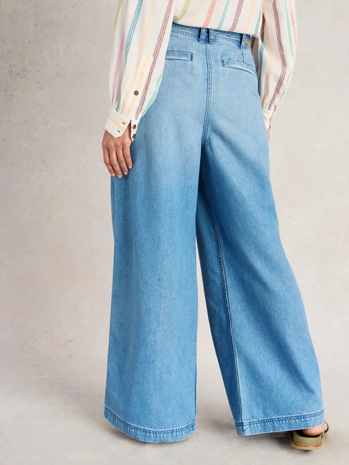 Jeans Sasha mit weitem Bein - Lgt Denim - 40/R Bild 4