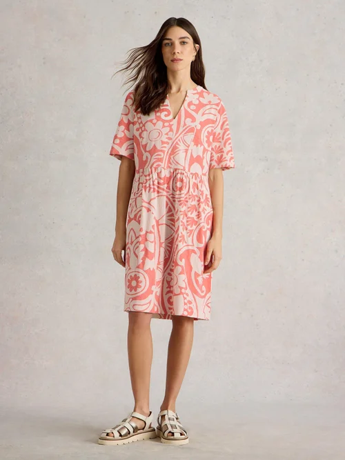 Jerseykleid Thea - Coral Mlt - 52/R Bild 2