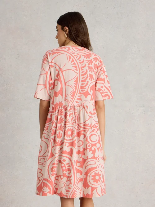 Jerseykleid Thea - Coral Mlt - 52/R Bild 4