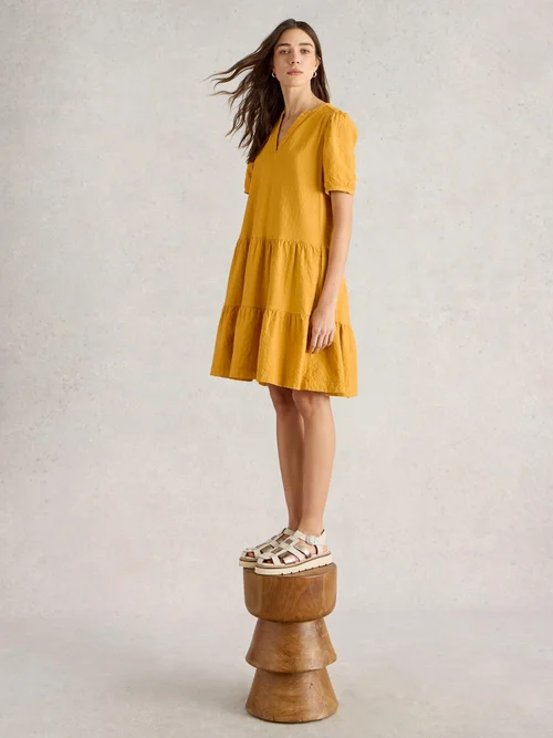 Jerseykleid Clara - Dk Yellow - 36/R Bild 1