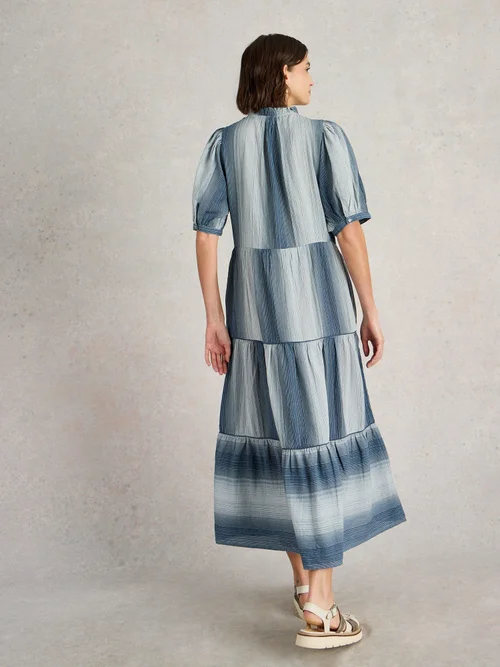 Maxikleid Halle - Chamb Blue - 48/R Bild 3