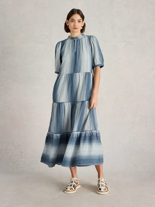 Maxikleid Halle - Chamb Blue - 48/R Bild 2