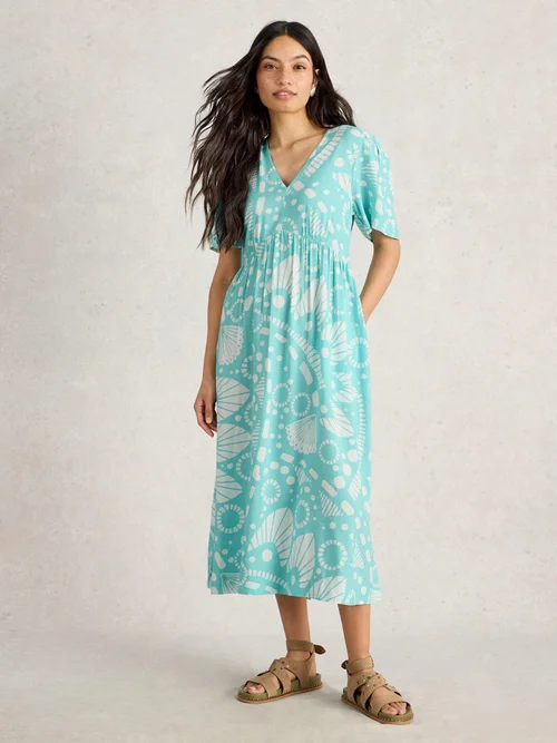 Midikleid Lucy - Blue Pr - 50/R Bild 2