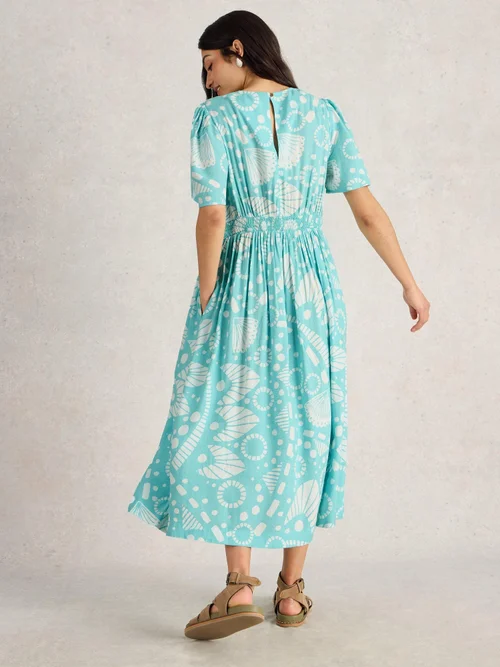 Midikleid Lucy - Blue Pr - 50/R Bild 4