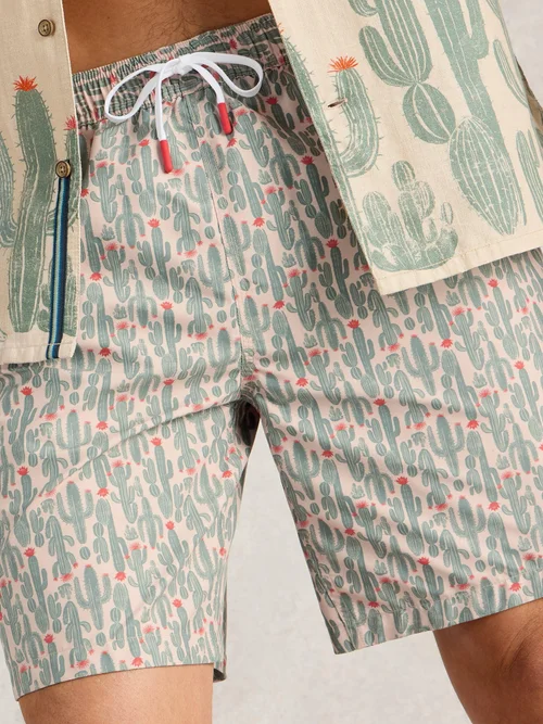 Badeshorts mit Kakteenprint - Nat Pr - XXXL Bild 3