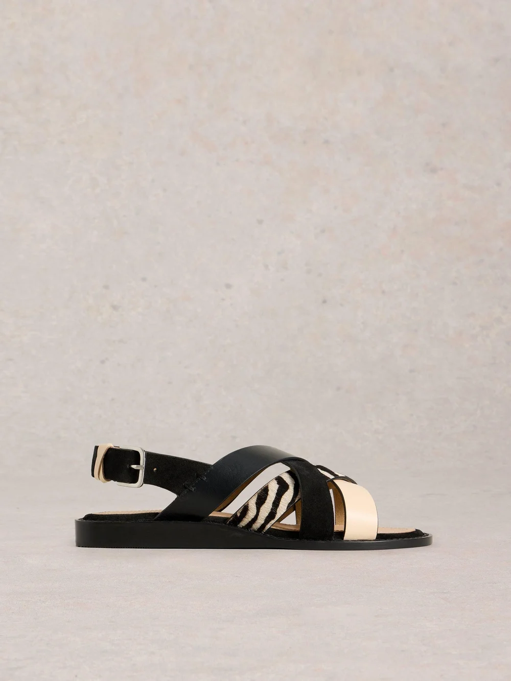 Holly Sandalen aus Leder - Pure Blk - 41 Bild 1