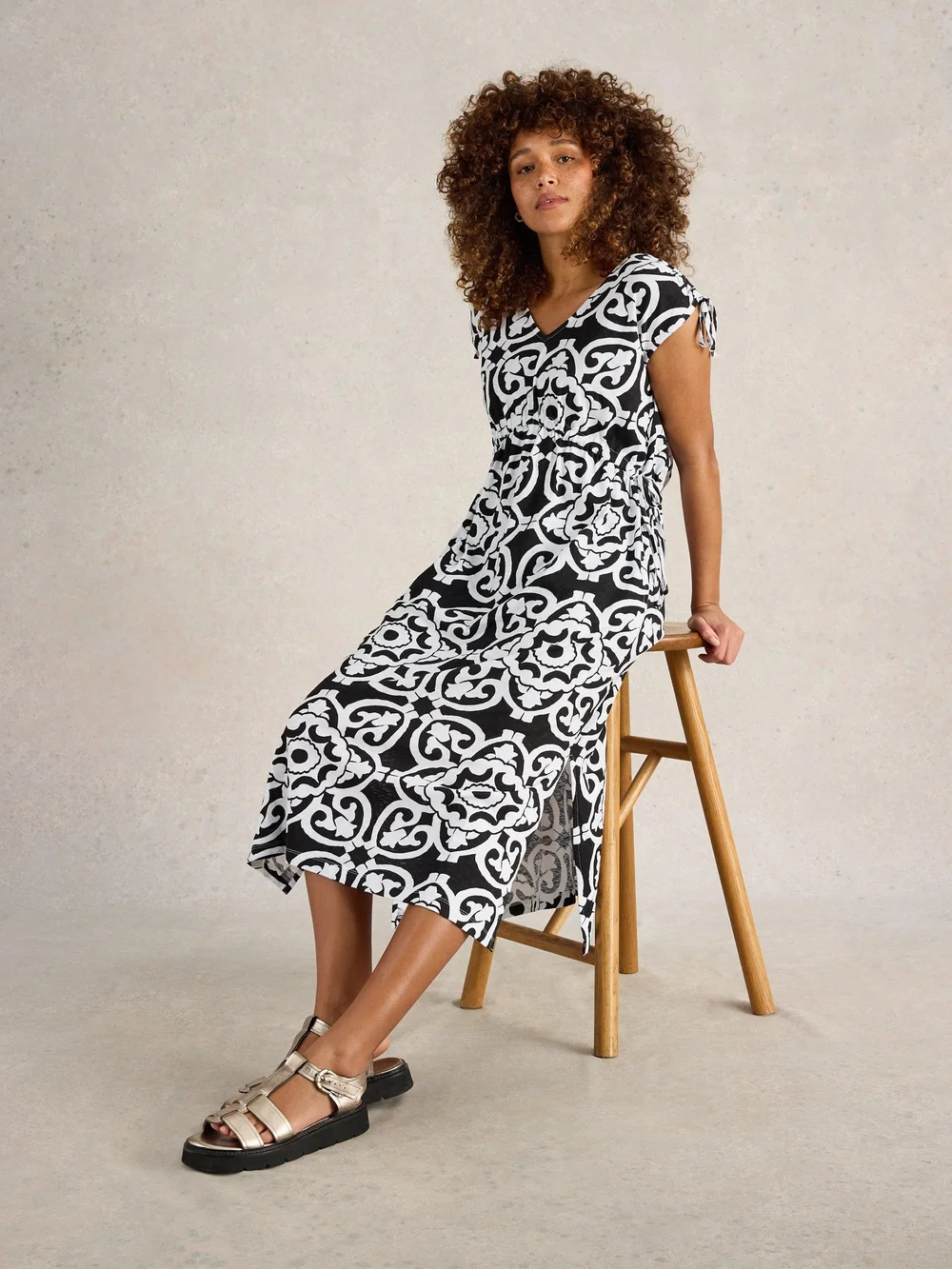 Strandkleid Freya - Blk Mlt - XXXL Bild 1