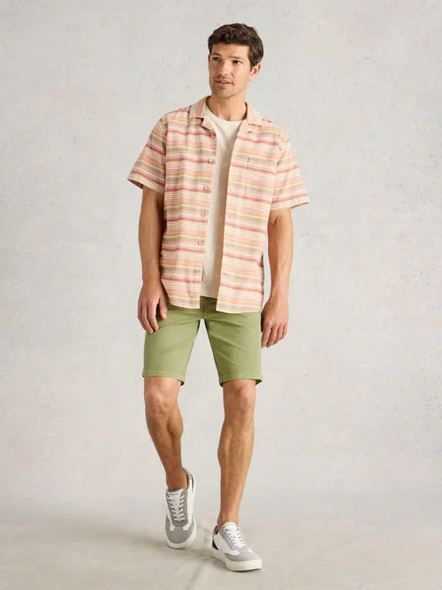 Chino-Shorts aus Bio-Baumwolle - Lgt Green - 38/R Bild 2