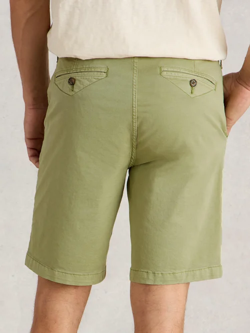 Chino-Shorts aus Bio-Baumwolle - Lgt Green - 38/R Bild 4