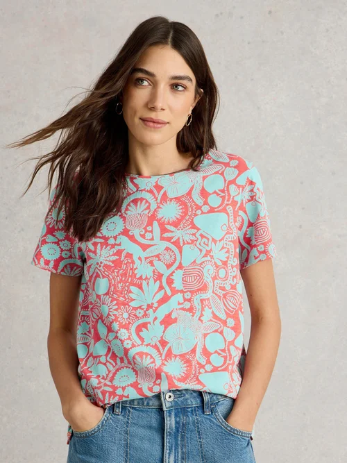 T-Shirt Abbie - Coral Pr - 52 Bild 1