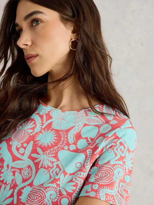 T-Shirt Abbie - Coral Pr - 52 Bild 3