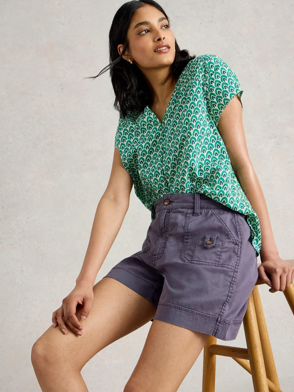 Shorts Mollie - Mid Purple - 48 Bild 1