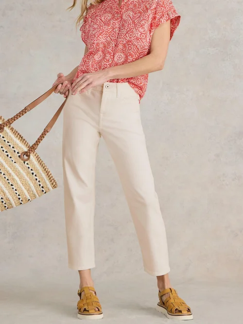 7/8-Jeans Blake mit geradem Bein - Nat White - 52/R Bild 2