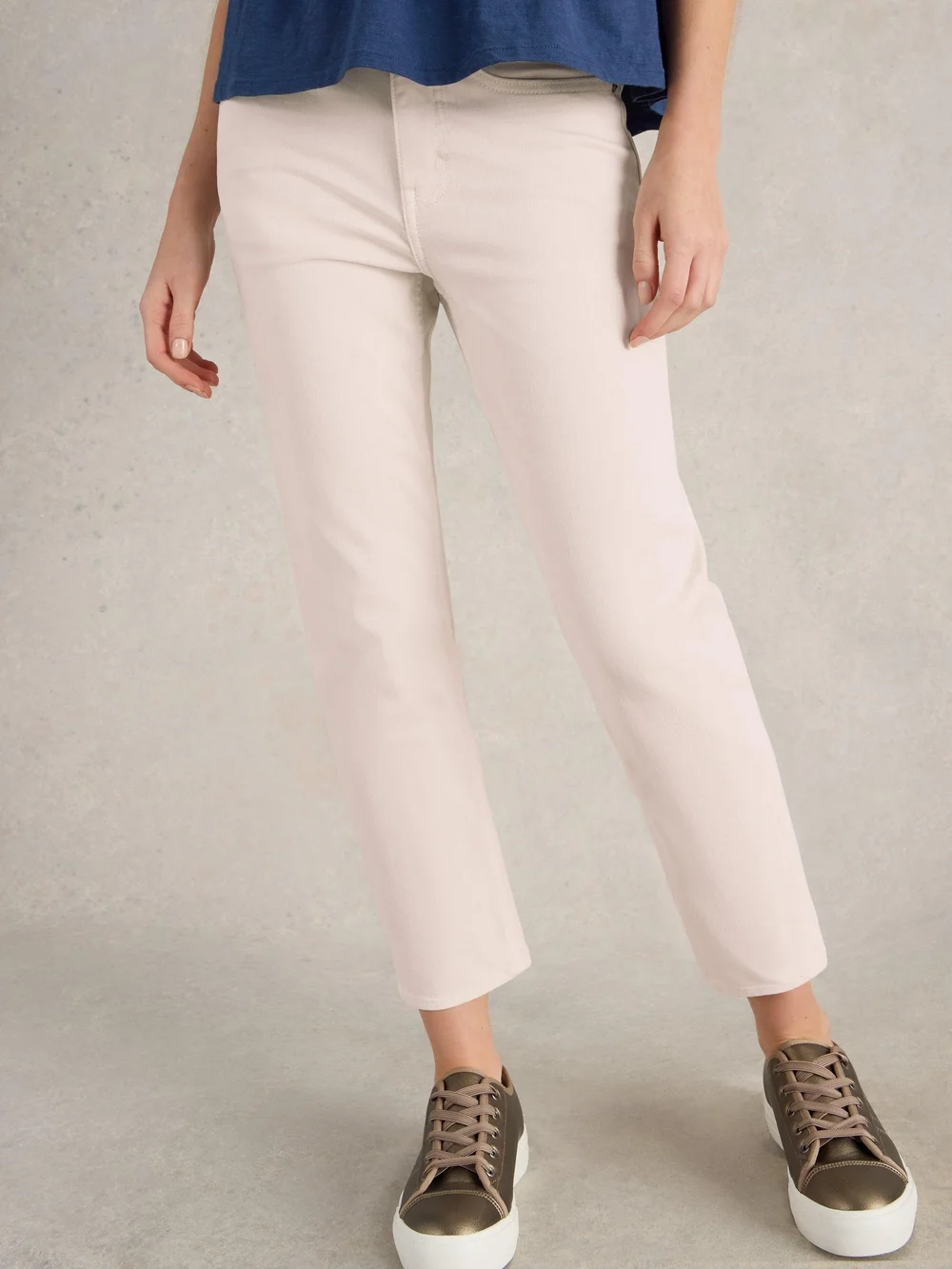 7/8-Jeans Blake mit geradem Bein - Nat White - 52/R Bild 1