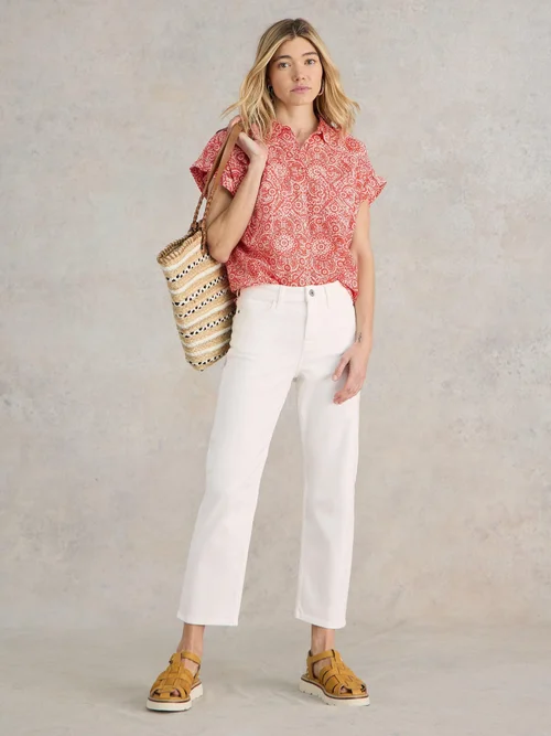 7/8-Jeans Blake mit geradem Bein - Nat White - 52/R Bild 2