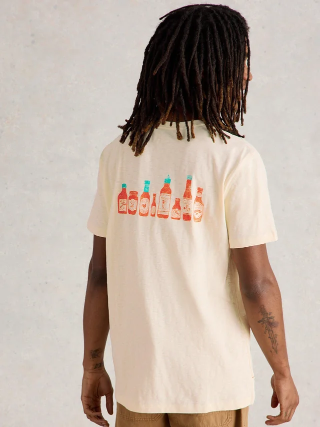 T-Shirt Abersoch mit Chiliprint