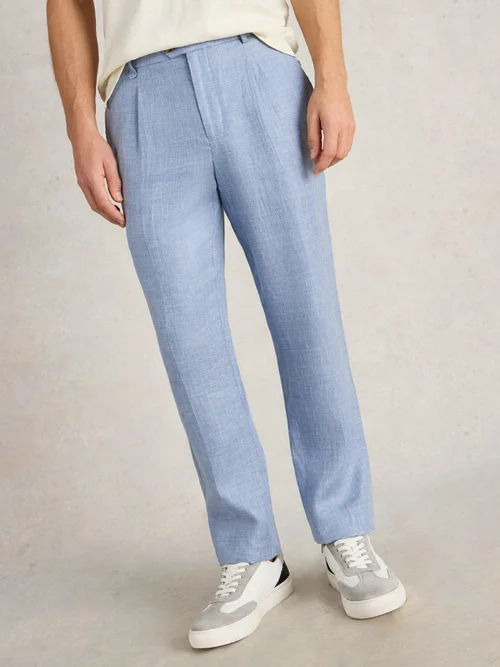Leinenhose - Mid Blue - 38/R Bild 1