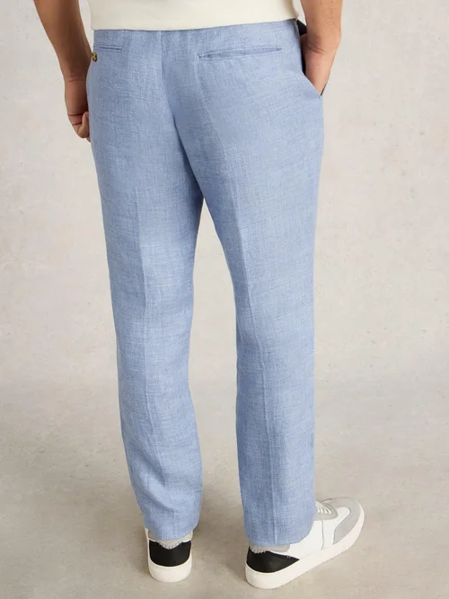 Leinenhose - Mid Blue - 38/R Bild 4