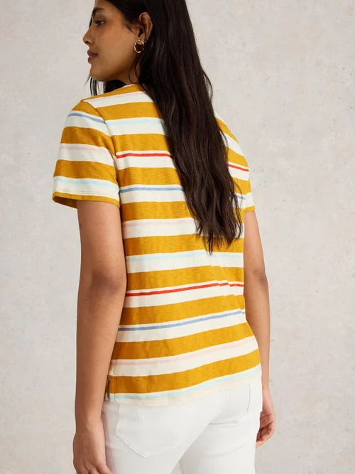 Gestreiftes T-Shirt Abbie - Chart Mlt - 46 Bild 4