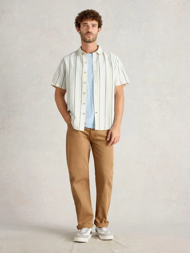 Gestreiftes Leinenhemd Keswick