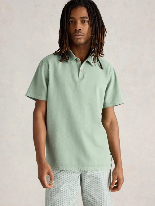 Polohemd Anderby - Lgt Green - S Bild 3