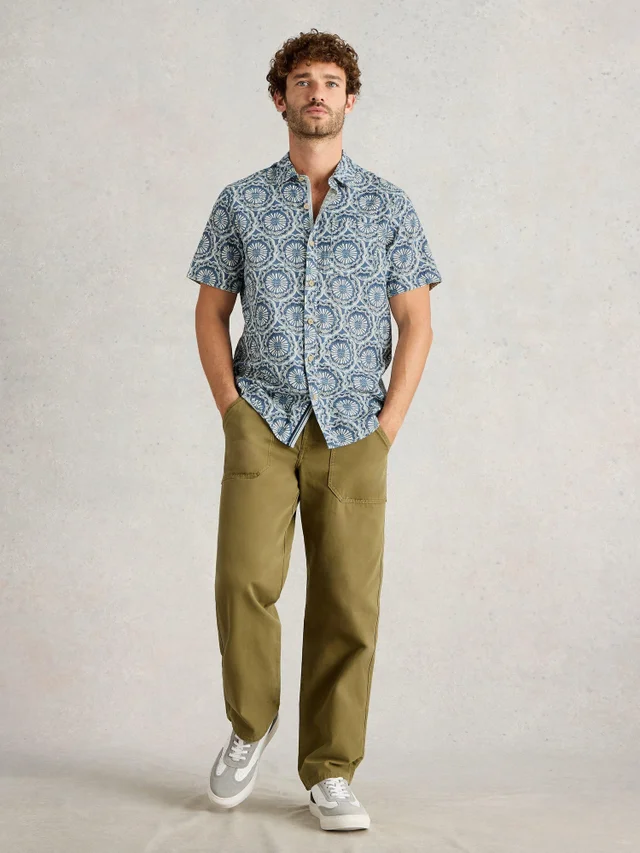 Hemd Finsbury mit Kachelprint