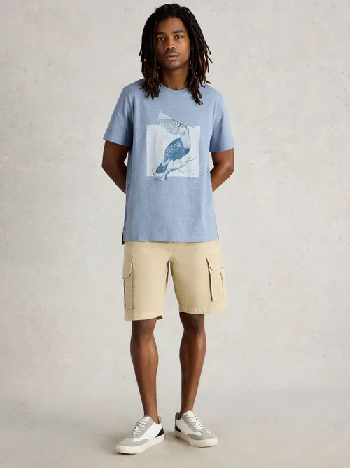 T-Shirt Abersoch mit Tukanmotiv - Blue Pr - XXXL Bild 2