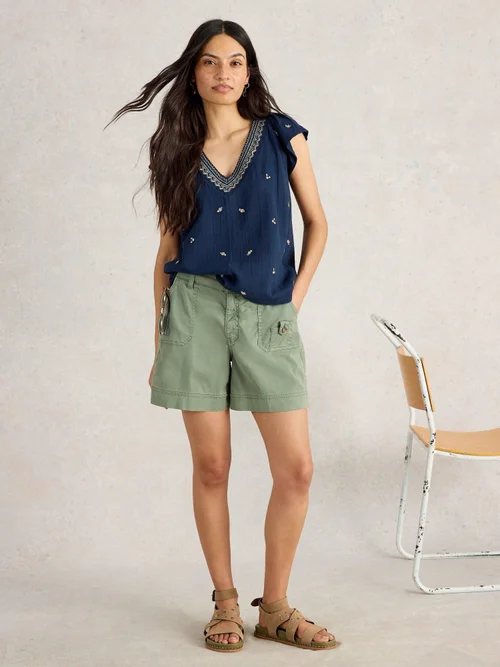Besticktes Top Lucia - Navy Multi - 52 Bild 2