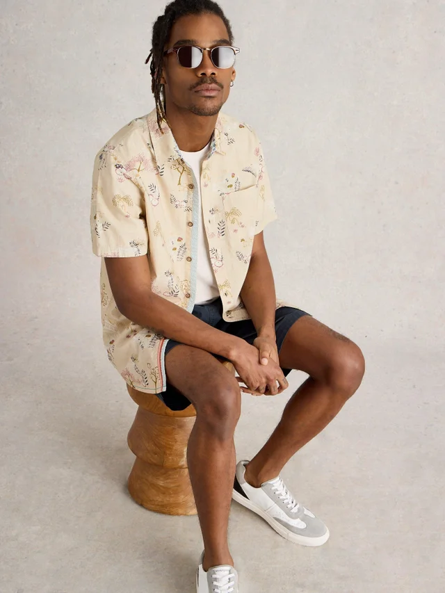 Hemd Finsbury mit Kyoto-Print