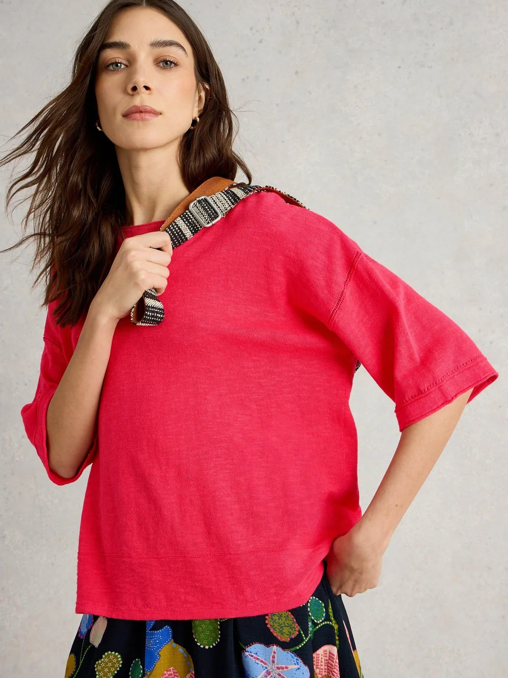 Top Kate aus Leinenmischung - Brt Pink - 52 Bild 1