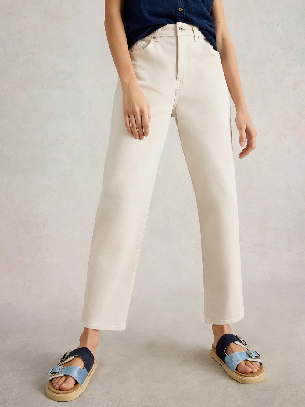 Schmal zulaufende Jeans Tilly - Nat White - 52/R Bild 1