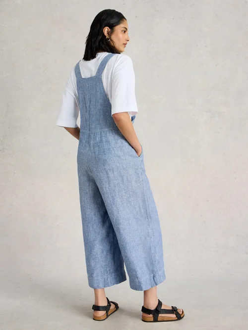 Leinenlatzhose Vivian - Chamb Blue - 48 Bild 4