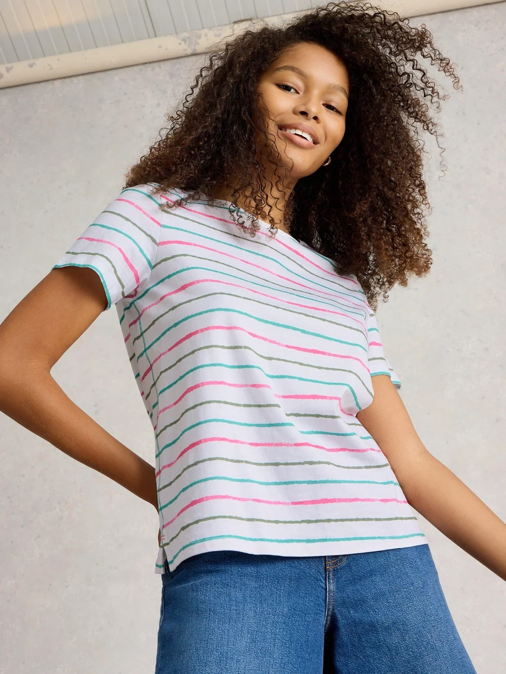 T-Shirt Abbie - White Mlt - 52/R Bild 1