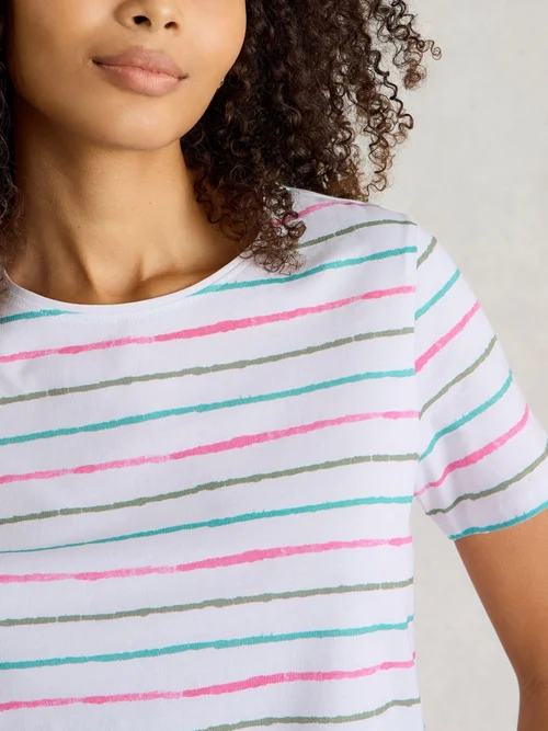 T-Shirt Abbie - White Mlt - 52/R Bild 3